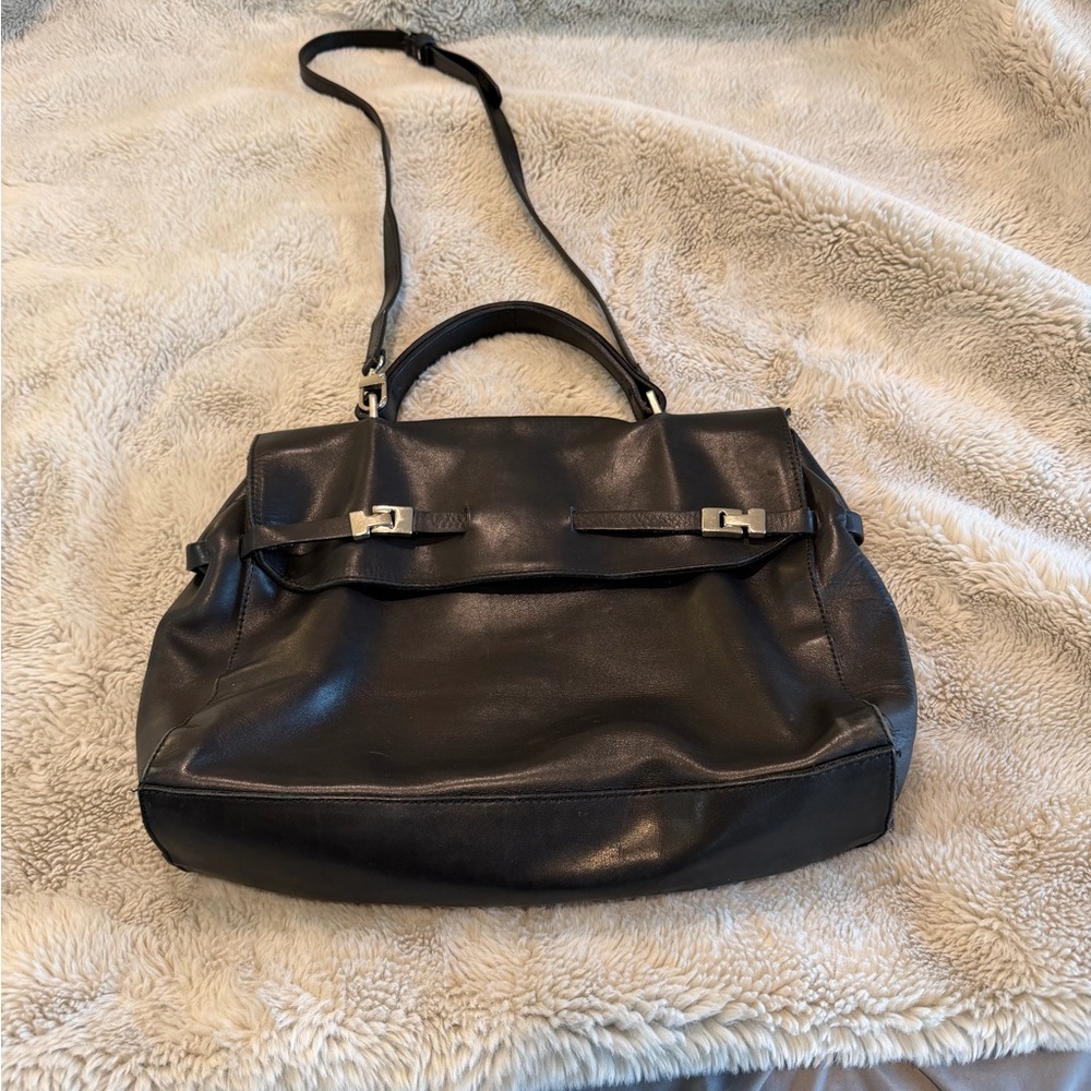 Zara Black Satchel Bag